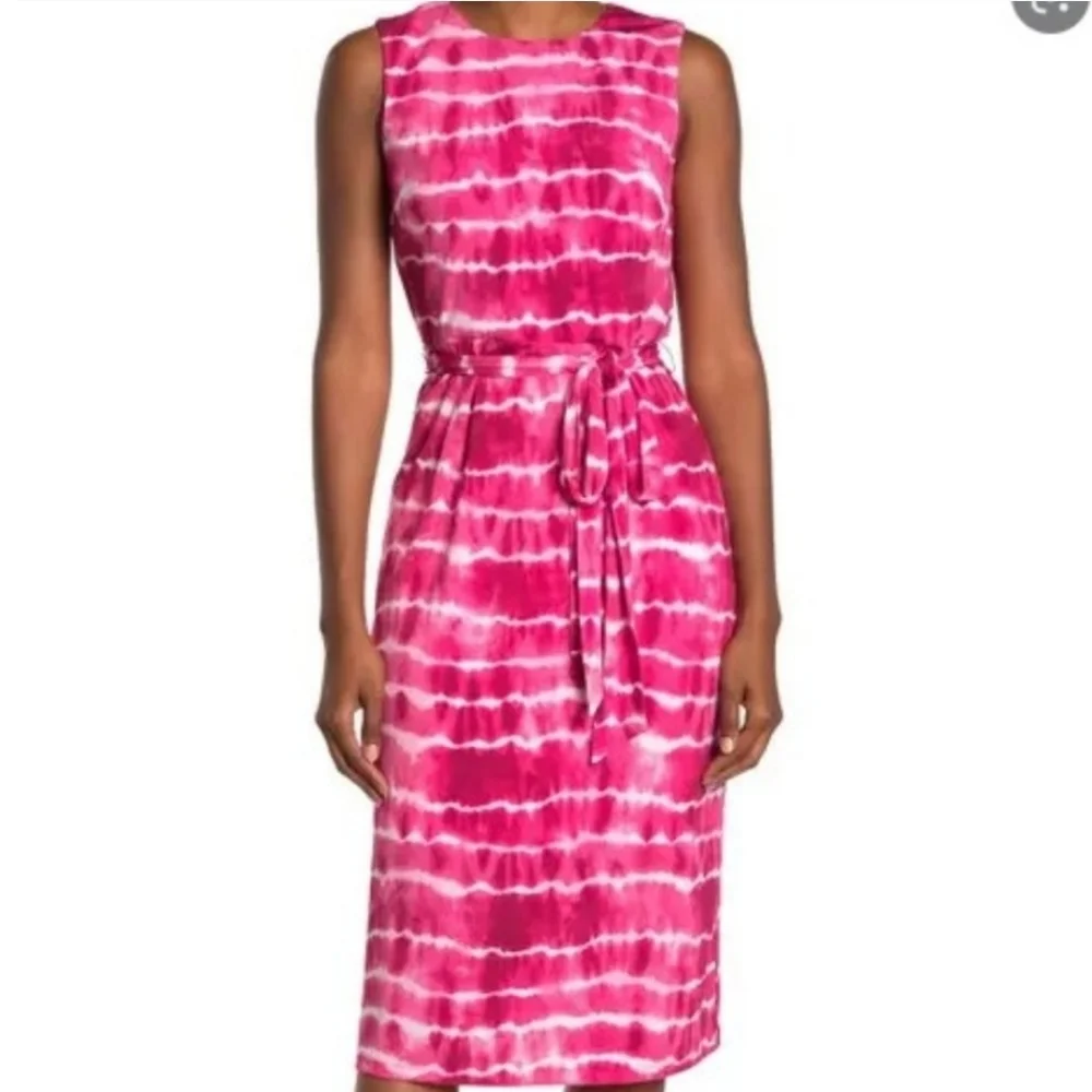 Pink Tie Dye dress B1 - Picture 1 of 2